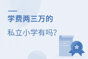 學(xué)費(fèi)兩三萬的私立小學(xué)有嗎?