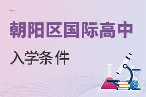 北京朝陽區國際高中入學條件