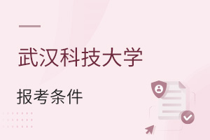 武漢科技大學報考條件