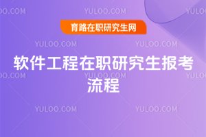 2025軟件工程在職研究生報考流程