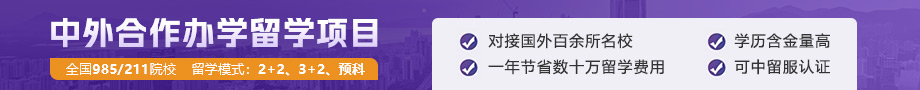 中外合作辦學(xué)留學(xué)項(xiàng)目,中外合辦