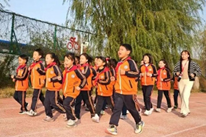 北京市朝陽區博雅學校開展2024年學生冬季長跑比賽！