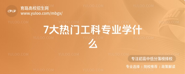七大熱門工科專業學什么?