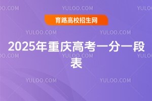 2025年重慶高考一分一段表,附往年時間