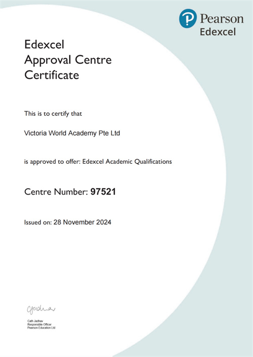 維多利亞世界學(xué)院國際認(rèn)證證書