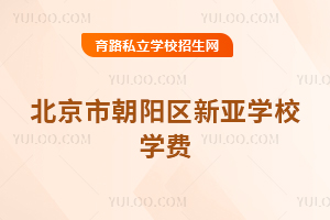 北京市朝陽區新亞學校學費