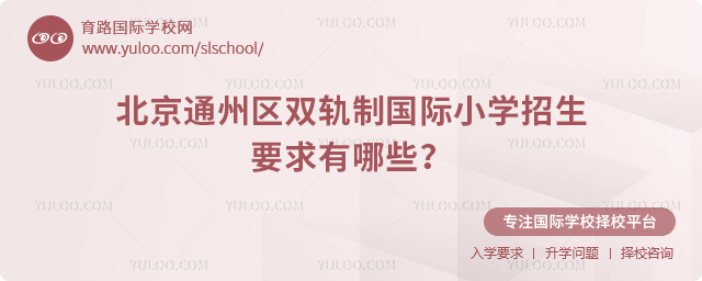 2025年北京通州區(qū)雙軌制國際小學招生要求有哪些
