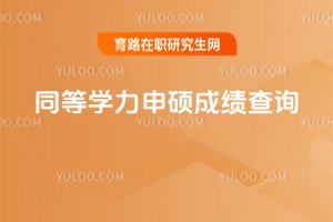 2025年同等學力申碩成績查詢